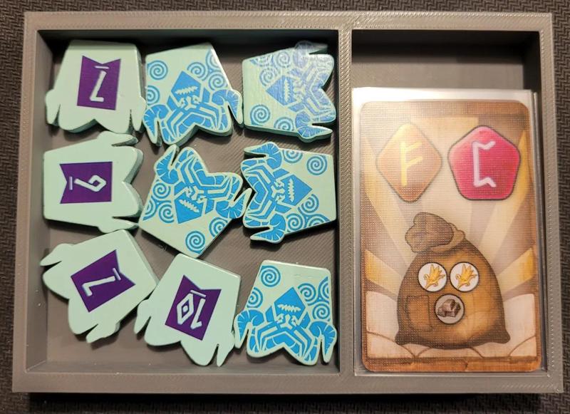 Tiny Epic Vikings (deluxe & expansion) insert for sleeved cards