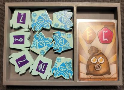 Tiny Epic Vikings (deluxe & expansion) insert for sleeved cards