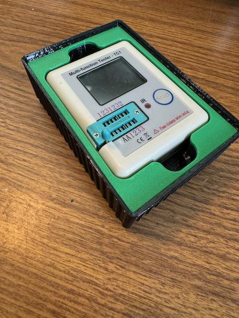Multi-Function Tester -TC1 Insert for Corrugated Gridfinity Light Bin 2x3x6