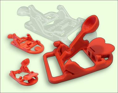 Assembled catapult without support