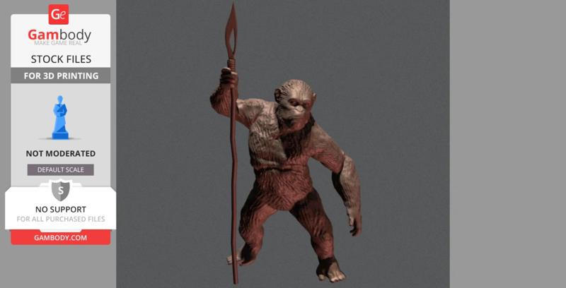Caesar Inspirited Model V1 | War of the Planet of the Apes