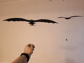 Night Fury with flapping wings
