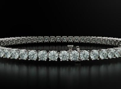 Tennis bracelet for girls with diamonds 3 3mm 548