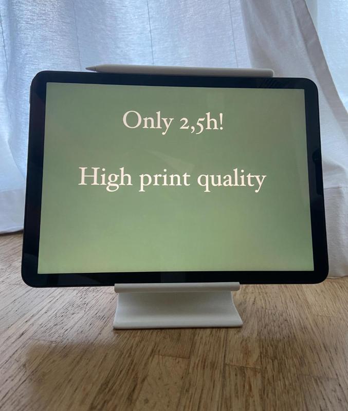 Minimalist iPad stand