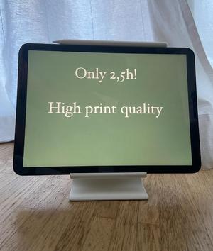 Minimalist iPad stand
