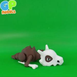 Flexi Cubone Pokemon – MultiColor – Print In Place