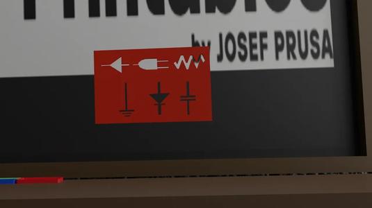 Simple electronics template