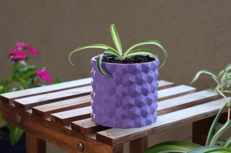 Hexagonal Planter with drainage holes