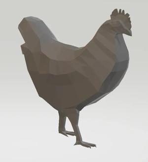 Low Poly Chicken