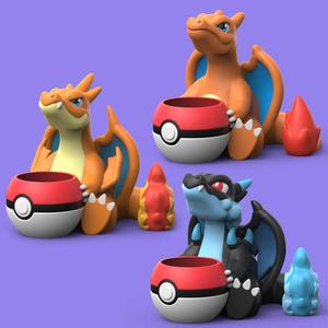 Chibi Mega Charizard (Easy Print No Supports)