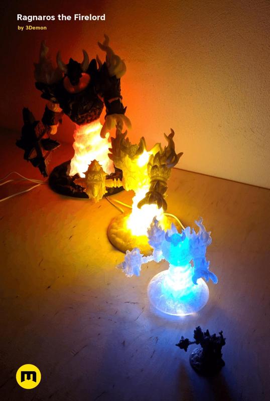 Ragnaros the Firelord’s Figure and Lamp – WoW