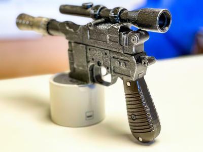 Blaster DL-44 Han Solo with Mechanics and space for electronics