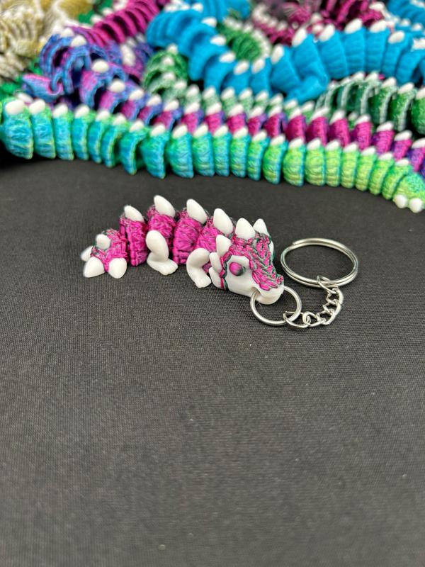 Cozy Dragon Small Keychain