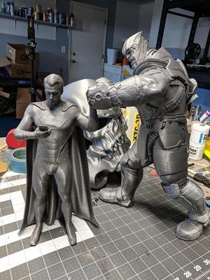 Superman Vs Thanos STL