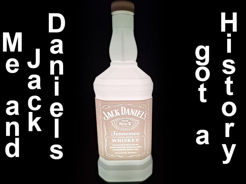 Jack Daniel´s Bottle Lamp