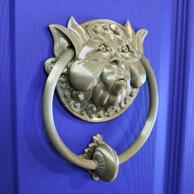 Hear No Knocker (free) – with Mount Holes and Strike Plate