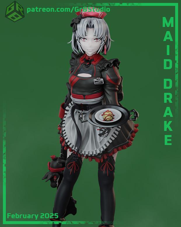 Drake – Maid Skin – Goddess Of Victory Nikke