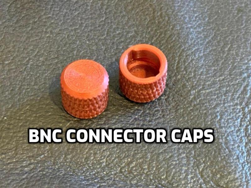 BNC Connector Caps (FPV Drone, RTLSDR, AM Radio)