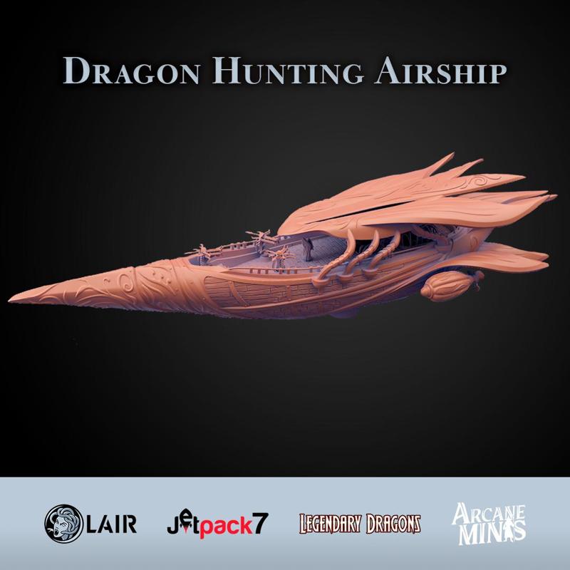 Legendary Dragons – Dragon hunting Airship