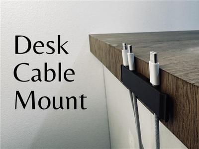 Low Profile Desk Cable Mount