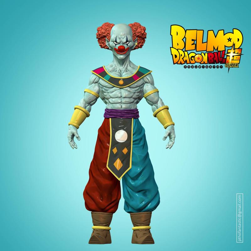 Dragon Ball Super Belmod Statue STL files 3DPrintable