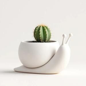 Snail Flower Pot – Unique Vase & Home Decor