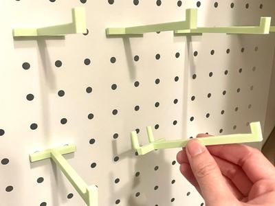 6mm Pegboard Hook, No Supports