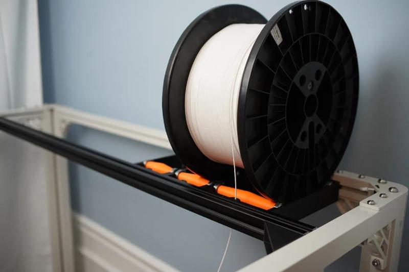 Spool Filament Dispenser remixed to work with 3030 extrusion   