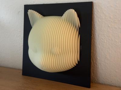 Shiba Inu Layered Sculpture