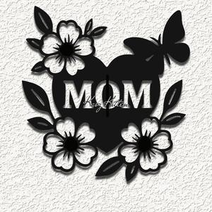 mom heart a wall art home decor