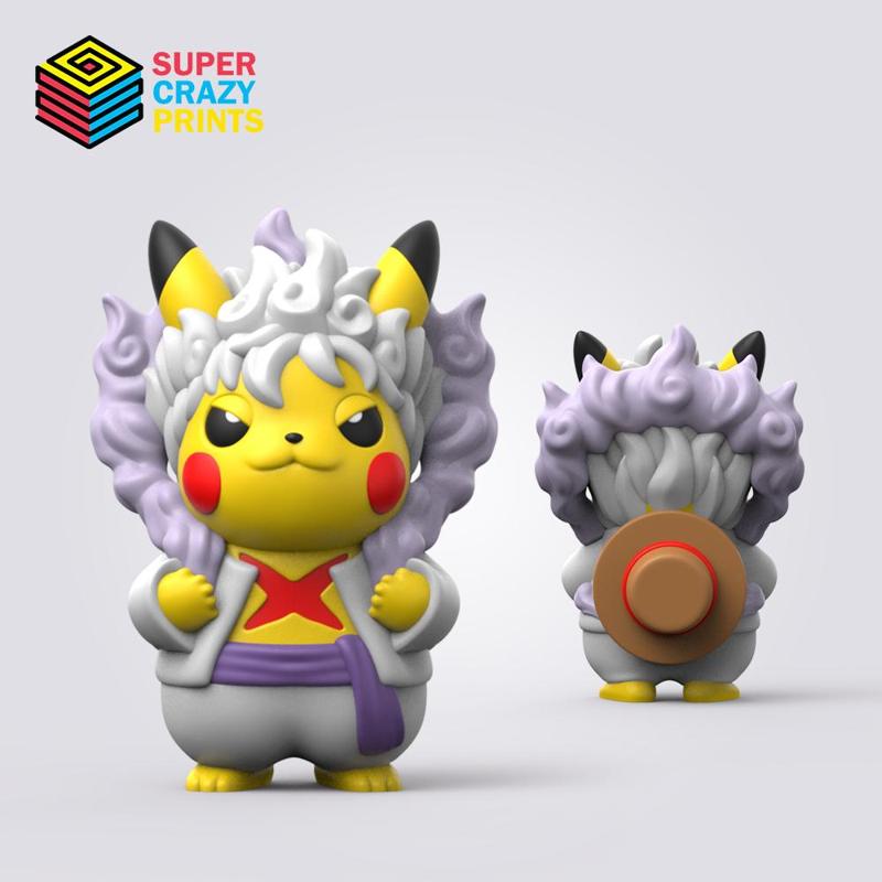 Luffy Gear 5 Pikachu