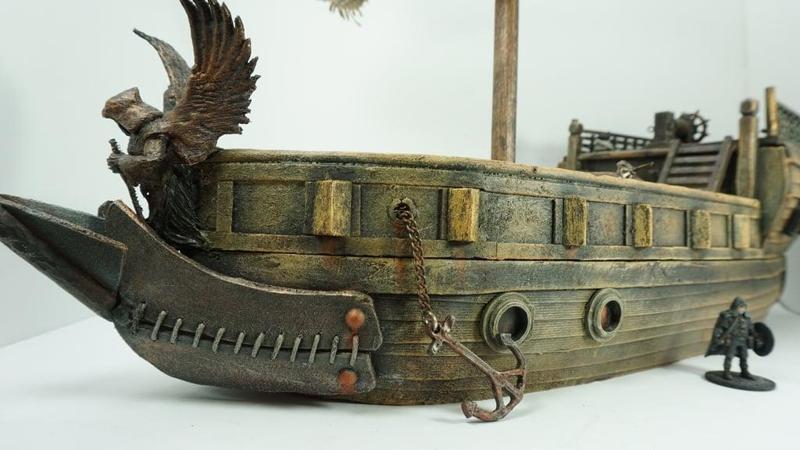 Ship Skeleton Frame and steering wheel by Dm Cuckoo VIDEO