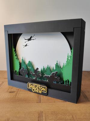Star Wars – Skeleton Crew Shadow Box