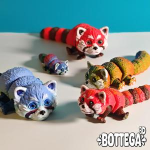 Red Panda, articulated, flexi, toy