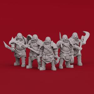 Pig Orc soldiers groupe 3