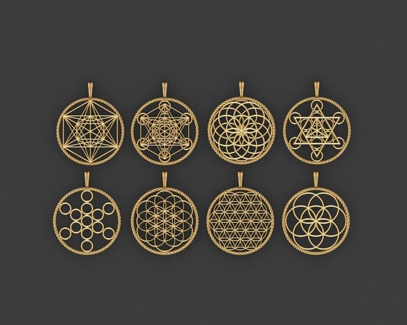 Collection of esoteric pendants