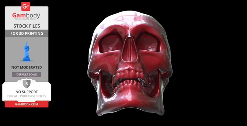 Printable Realistic Skull
