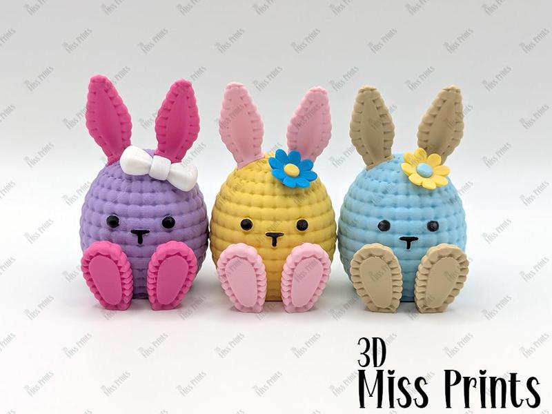 Knitted Egg Bunny 