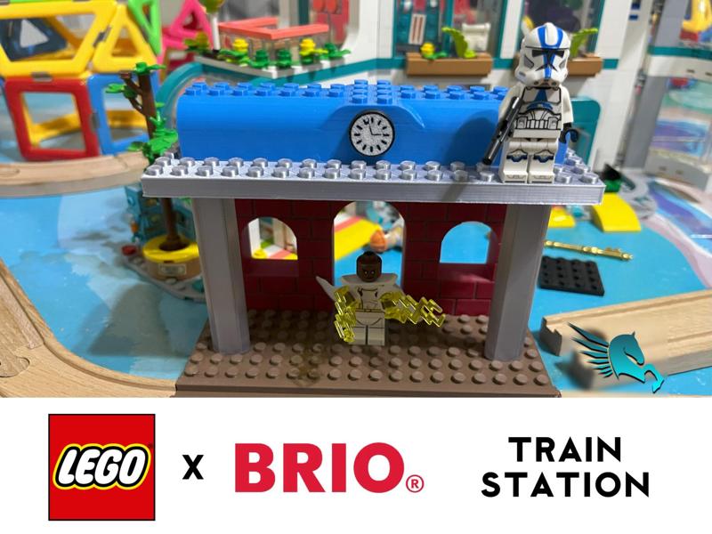 LEGOs X BRIO Compatible Train Station