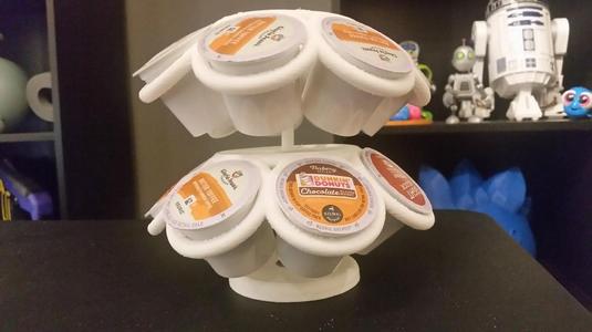 Spinning K-Cup Holder