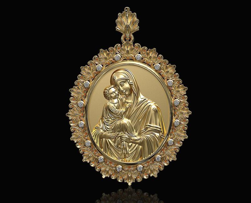 Mary mother pendant