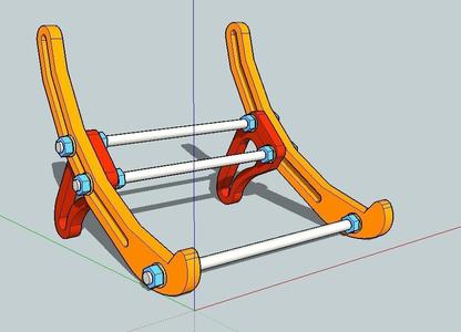 Universal laptop stand