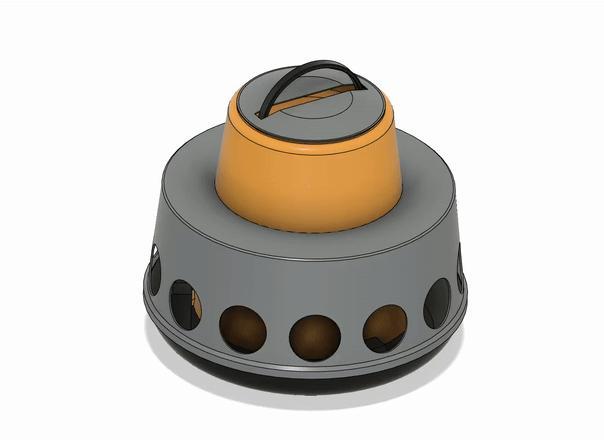 No Waste Chick Feeder   