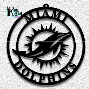 miami dolphins wall art football team decor