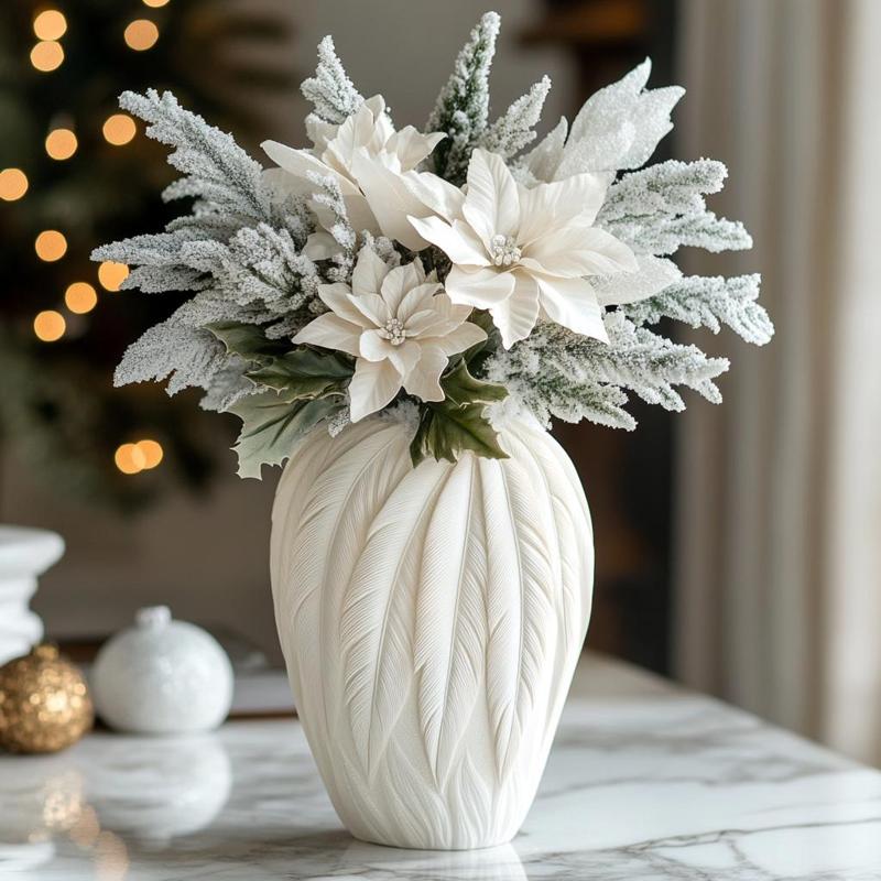 Feather Vase for Unique Home Decor