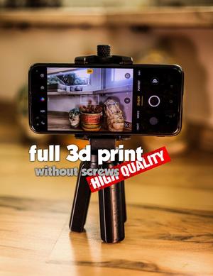[FULL 3D PRINT] Tripod Phone Holder