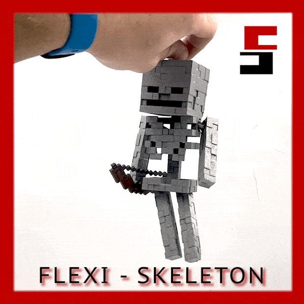 Minecraft Skeleton Flexi articulated