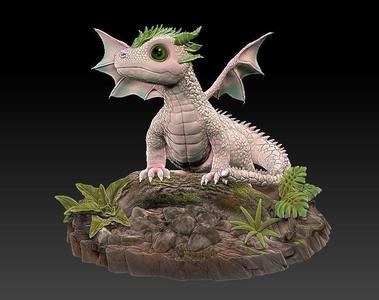 baby forest dragon