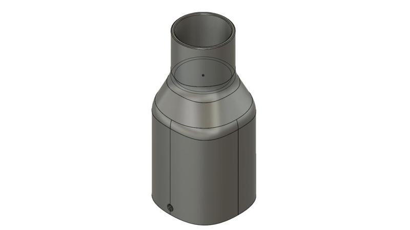 Electrolux Hygienic 800 – Oval to Round Adapter