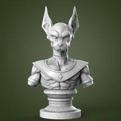 Beerus Bust 3D Printing Figurine | Assembly